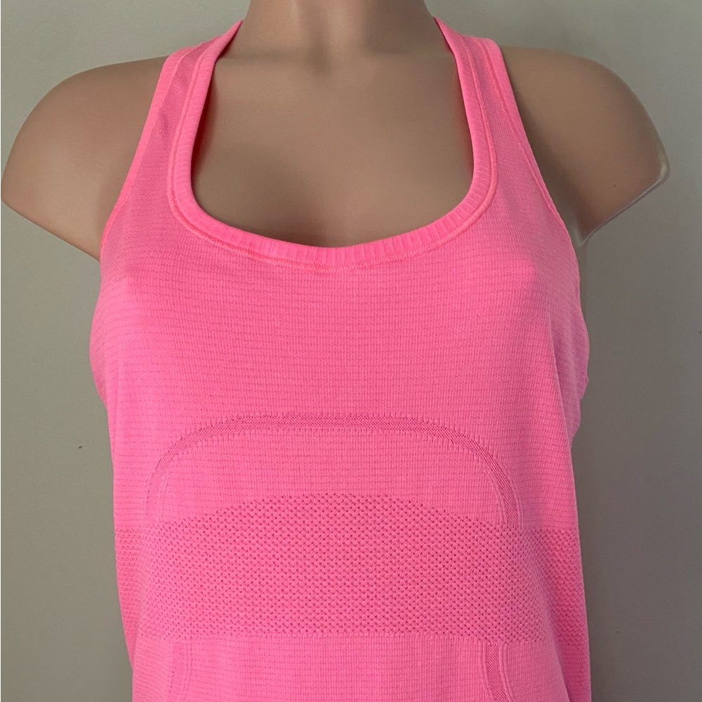 NWOT Lululemon Pink Swiftly Tech Racerback Shirt Size 10 - Picture 3 of 13